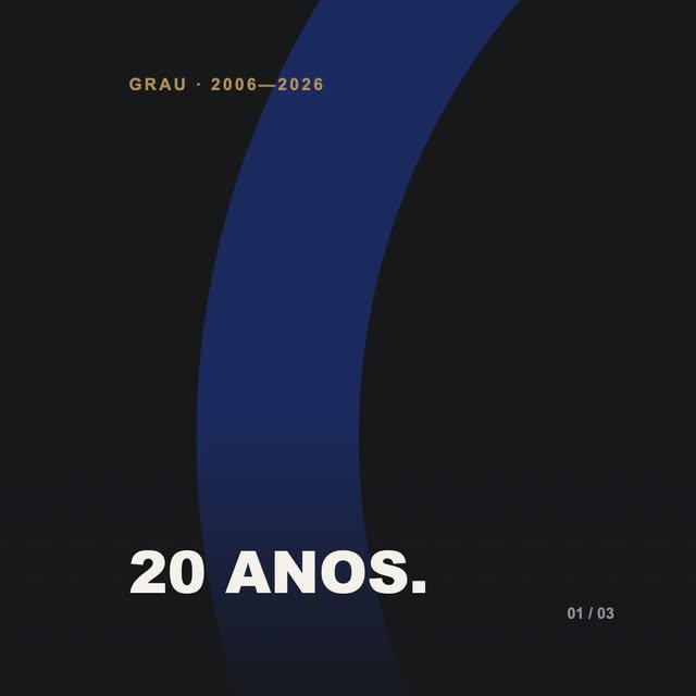 Publicação da Grau: GRAU 2006—2026, 20 anos.
