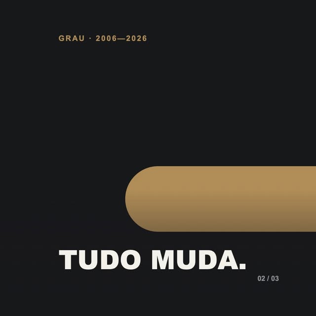 Publicação da Grau: tudo muda.
